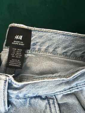 H&M Light Blue Denim Jeans - Washed Blue